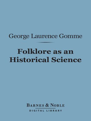 cover image of Folklore as an Historical Science (Barnes & Noble Digital Library)